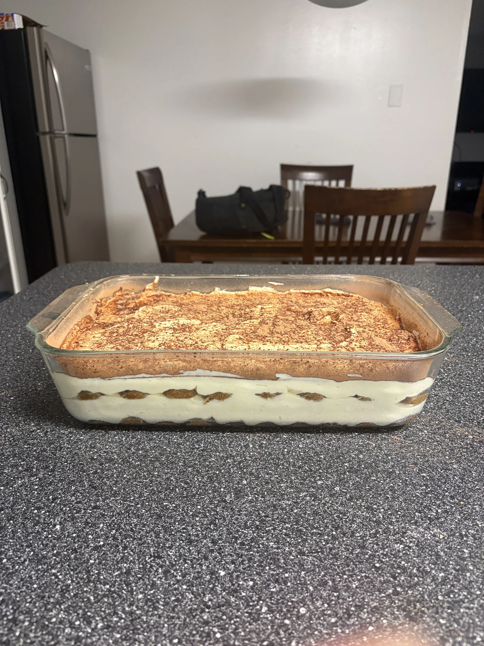 Homemade tiramisu